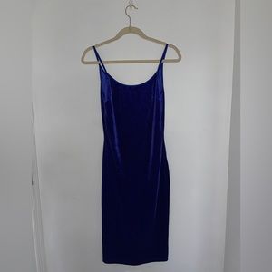 Blue Dress Velvet